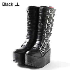 YOSUKE 2015SS Belt Long Boots Outlet