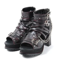 YOSUKE 2015SS Chain Bootie Sandals New