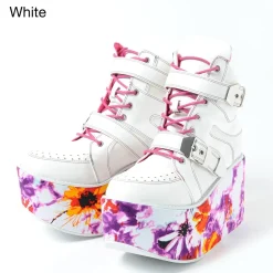 YOSUKE 2015SS Platform Double Belt High Cut Sneakers Best