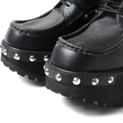 YOSUKE 2015SS Studded Cross Laced Boots Best