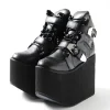 YOSUKE 2015SS Ultra Thick Soled Double Belt Boots Outlet