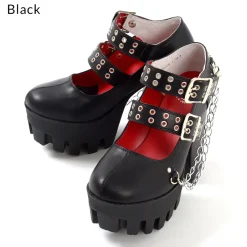 YOSUKE USA Double Strap Pumps Clearance