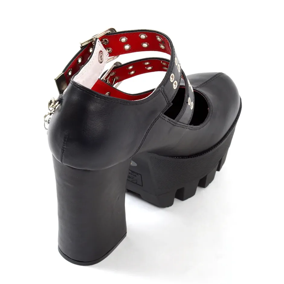 YOSUKE USA Double Strap Pumps Clearance