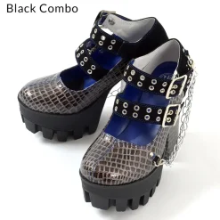 YOSUKE USA Double Strap Pumps Clearance