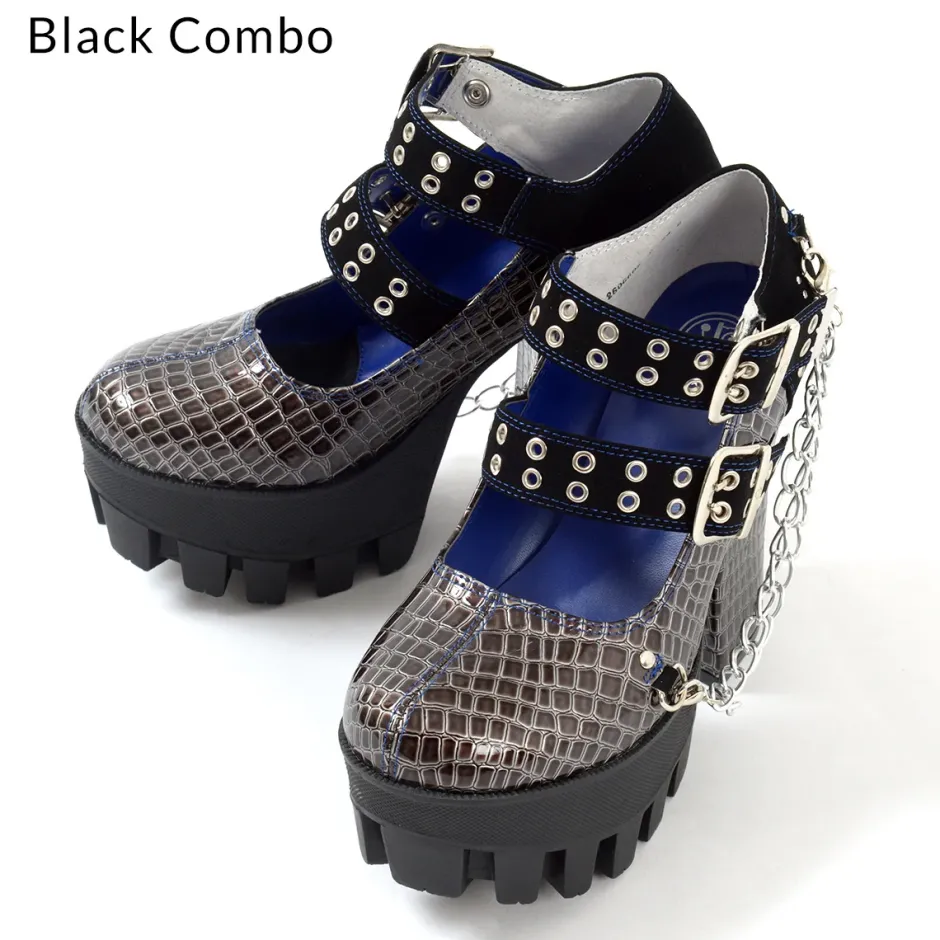 YOSUKE USA Double Strap Pumps Clearance