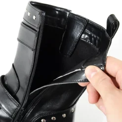YOSUKE USA Mid-Calf Chunky Boots Outlet