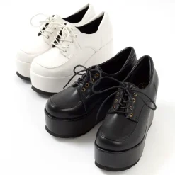 Footwear>YOSUKE USA Platform Lace-Up Shoes