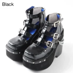 YOSUKE USA Thick-Soled Belt Shoes New