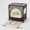Scale Figures>Yue Dong Chuang 1/12 Scale Wood Frame Bed Chinese Ancient Style Miniature