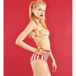 YUMMY MART Eat Tube Bra & Panty Set
