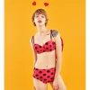 YUMMY MART Ladybug Swimsuit Set New