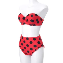 YUMMY MART Ladybug Swimsuit Set New