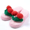 YUMMY MART Pink Cherry Room Slippers Outlet