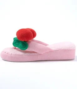 YUMMY MART Pink Cherry Room Slippers Outlet