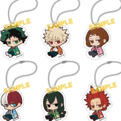 Collectable Toys>Yurutto Darun My Hero Academia Warm Hanten Acrylic Keychain Collection Box Set