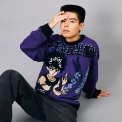 Yu Yu Hakusho Ugly Sweater Hiei Outlet