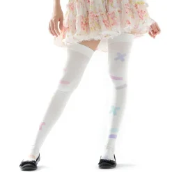 Footwear>Zettairyoiki Colorful Band-Aid Thigh-High Tights