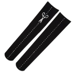 Zettairyoiki Cut Along the Line Knee-High Tights (Black) Online