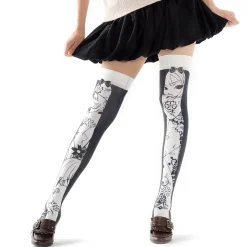 Zettairyoiki Flora Thigh-High Tights Sale