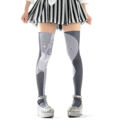 Footwear>Zettairyoiki Guitar Thigh-High Tights