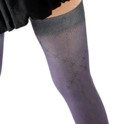 Zettairyoiki Patched-Up Thigh-High Tights Sale